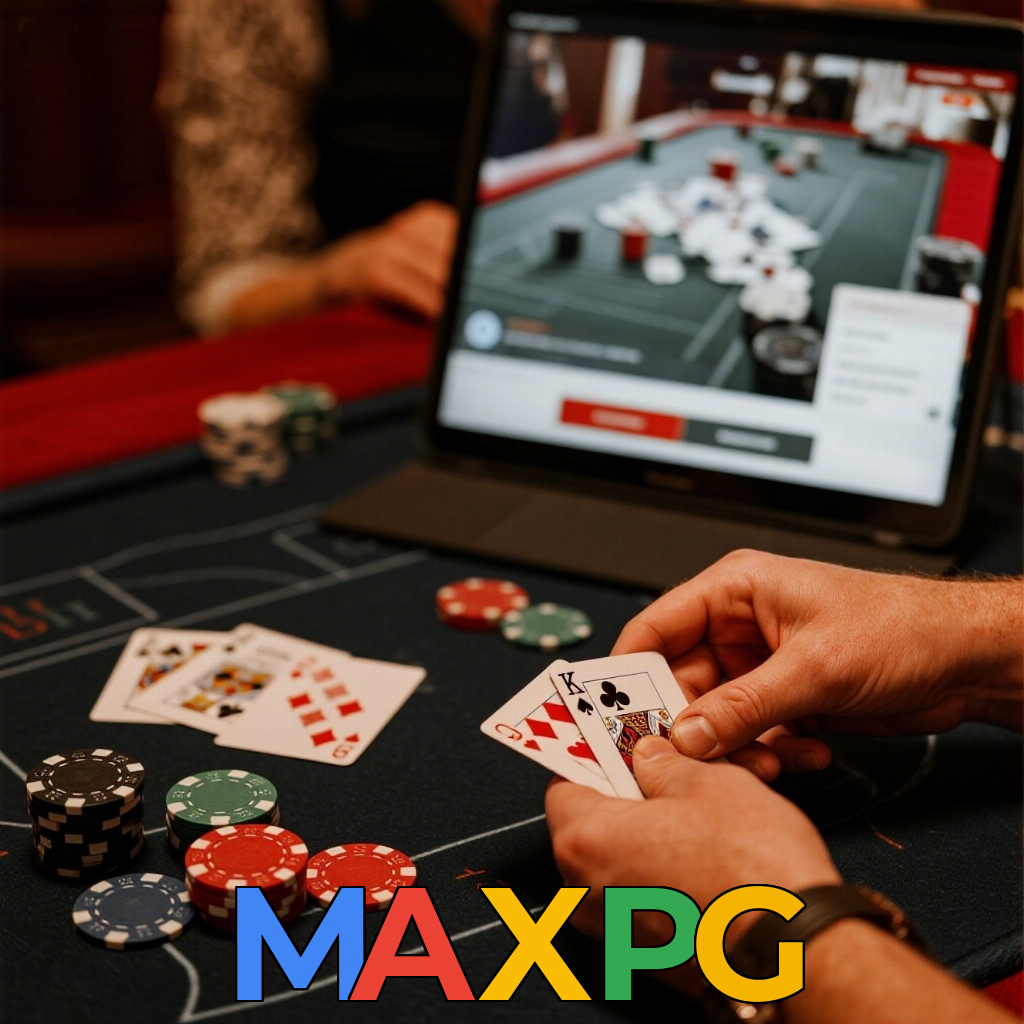 MAXPG：Jogue poker, roleta e aposte no futebol com grandes prêmios!