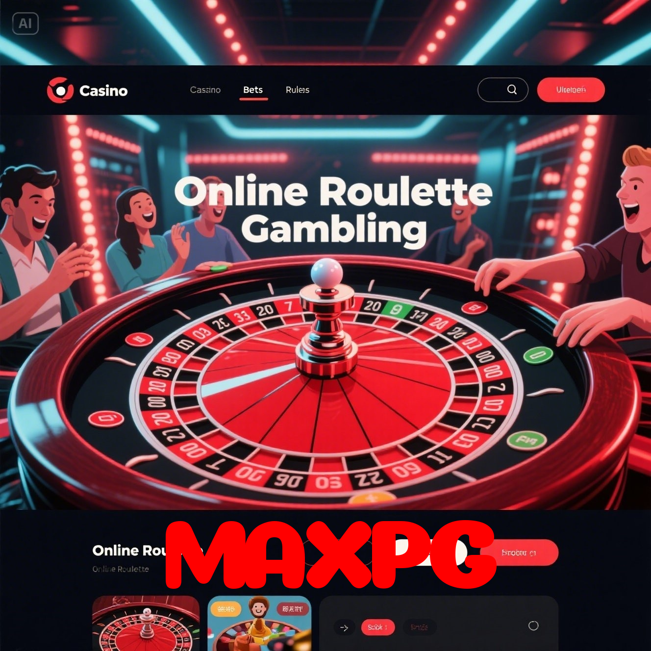 MAXPG:Sinta a adrenalina do jogo! Aposte nas roletas e vença!